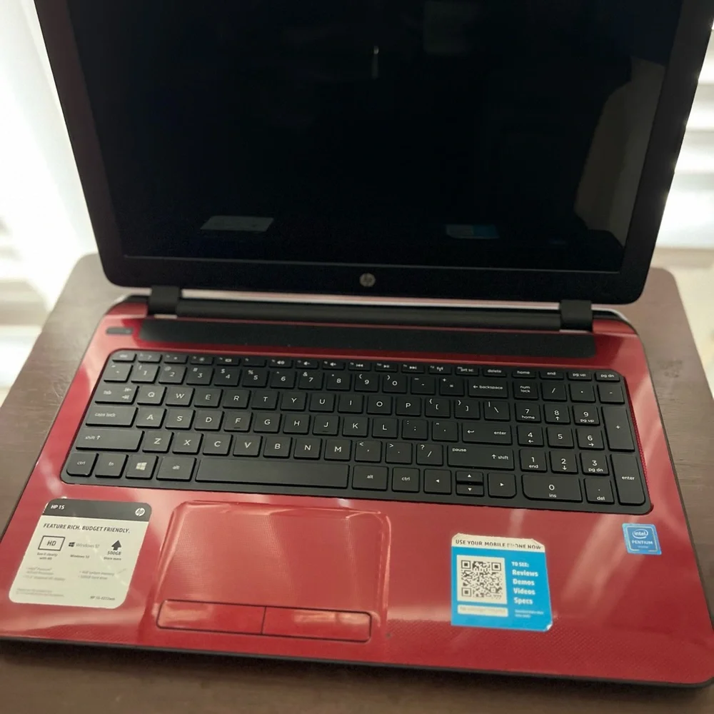 HP Computer 15inch Screen w/ dual core processor